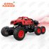 Remote Control Racing Car 6 channel Automatic Demonstration Spray Climbing Car with Searchlight 646 1 Green