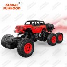 Remote Control Racing Car 6 channel Automatic Demonstration Spray Climbing Car with Searchlight 648 2 Red