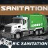 Remote Control Sanitation Truck 11 channel Electric Engineering Vehicle With Music Light For Boys Girls Birthday Gifts QH9003 2