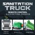 Remote Control Sanitation Truck 11 channel Electric Engineering Vehicle With Music Light For Boys Girls Birthday Gifts QH9003 2