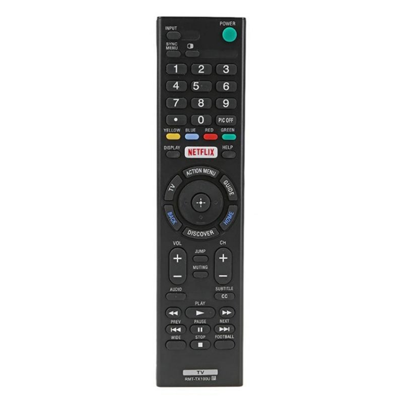 Remote  Control Smart Tv Replacement Remote Control For Sony Smart Led Hd Tv Rmt-tx100u black