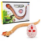 Remote Control Snake Realistic Robot Snake Toy With Infrared Receiver Rc Animal Prank Toy For Children Gifts Yellow