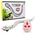 Remote Control Snake Realistic Robot Snake Toy With Infrared Receiver Rc Animal Prank Toy For Children Gifts White