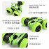 Remote Control Stunt Car Four Wheel Drive Double Side Crawling Deformation Rollover Car Children Charging Toy blue