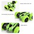 Remote Control Stunt Car Four Wheel Drive Double Side Crawling Deformation Rollover Car Children Charging Toy yellow