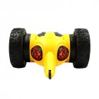 Remote Control Stunt Car Toy 3699-SY1 Dual Lighting System Roll Over Stunt Car yellow
