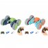 Remote Control Stunt Car Double Sided 360   Rotating Tumbling Twisting Car With Light Music 2 4G Rechargeable RC Car For Boys Gifts green