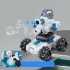 Remote Control Stunt Off road Car Soft Water bomb Blowing Bubbles Tank Spray Remote Control Car Toy for Boys Gifts White