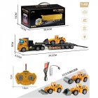 Remote Control Trailer Simulation Double Layer Transport Truck Model Toys For Boys Girls Birthday Gifts QH200-12D