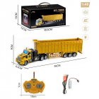 Remote Control Trailer Simulation Double Layer Transport Truck Model Toys For Boys Girls Birthday Gifts QH200-1D