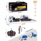 Remote Control Trailer Simulation Double Layer Transport Truck Model Toys For Boys Girls Birthday Gifts QH200-18D