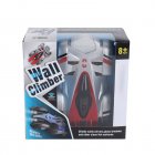 Remote Control Wall Climbing Car 360 Degree Rotation Stunt Vehicle With Light For Boys Girls Christmas Birthday Gifts red