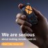Remote Control Wireless Page Turner Video Scrolling Remote Camera Shutter Remote 10M Control Range For Cell Phone black