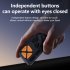 Remote Control Wireless Page Turner Video Scrolling Remote Camera Shutter Remote 10M Control Range For Cell Phone black