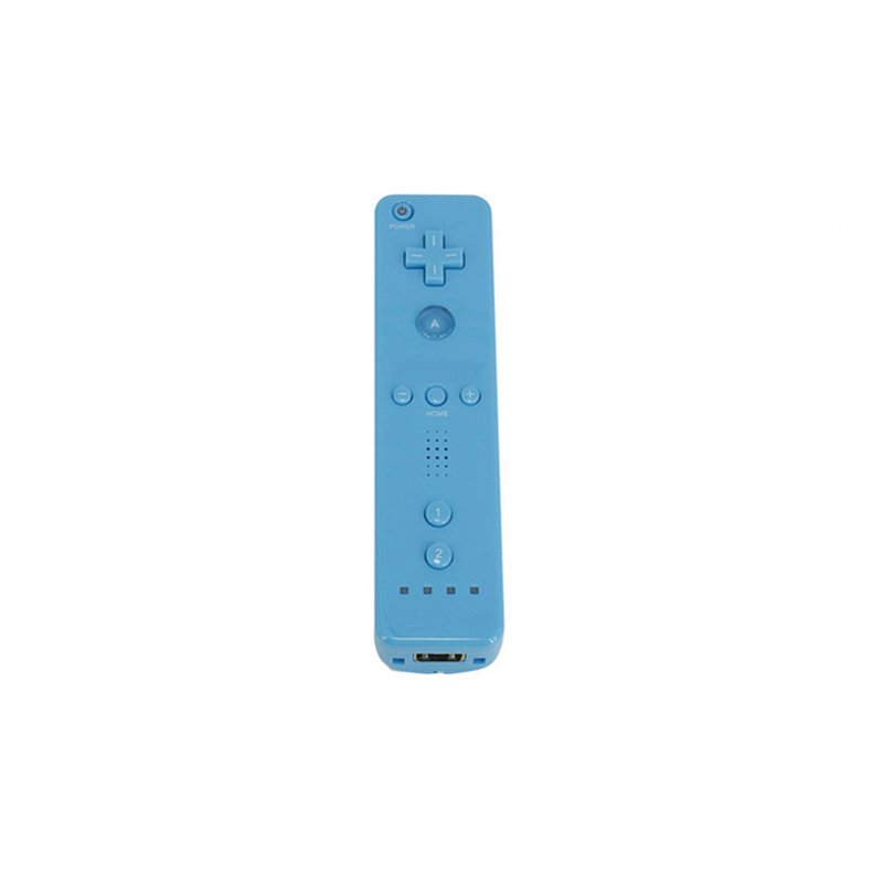 Remote Controller Game Handle for Wii  (Without Silicone Sleeve and Hand Rope) blue