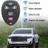 Remote Key Fob Replacement OUC60270 5913421 Keyless Entry Remote Control Key Fob 315Mhz Frequency 5 Button black