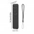 Remote Protective Case Cover Silicone Universal Protective Controller Sleeve Skin Glow In Dark Compatible For BN59 01432A Remote Controls White