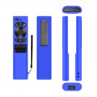 Remote Silicone Case Holder Protective Cover Compatible For Samsung Bn59-01357/bn59-01311/bn59-01363 Solar Remote Control blue