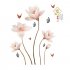 Removable 3D Flower Wall Sticker Living Room Bedroom Home Decor As shown
