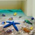 Removable Beach Sea 3D Wall Sticker  60x90cm  Waterproof Starfish Floor Stickers Wall Decals for Kids Room Nursery Decor