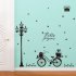 Removable Wall Stickers Self Adhesive Street Lamps Pattern Diy Home Bedroom Decor Wall Decals 60   90cm