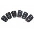 Replace Rubber pad 3 Buttons Flip Car Remote Key Shell FITS For Hyundai i30 i35 Solaris picanto key cover case