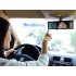 Replace your normal rearview mirror with this all in one Bluetooth Rearview Mirror for hands free cell phone calling  built in GPS navigation  and more 