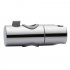 Replacement ABS Chrome Shower Rail Head Slider Holder Adjustable Bracket Bathroom Accessories Aperture 19mm