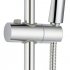 Replacement ABS Chrome Shower Rail Head Slider Holder Adjustable Bracket Bathroom Accessories Aperture 22mm