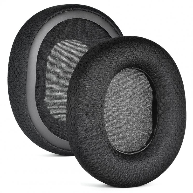 Replacement Ear Pads Cushion Dust-proof Cover Compatible For Steelseries Arctis 1/3/5/7/9/pro Earmuffs Black Item No. (23A35)