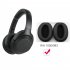 Replacement Earpads Memory Foam Ear Pads for Sony Wh 1000xm3 Headphone Black