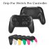 Replacement Grip for Switch Pro Bluetooth Wireless Controller Nintend Switch Pro Controller Remote Gamepad  black