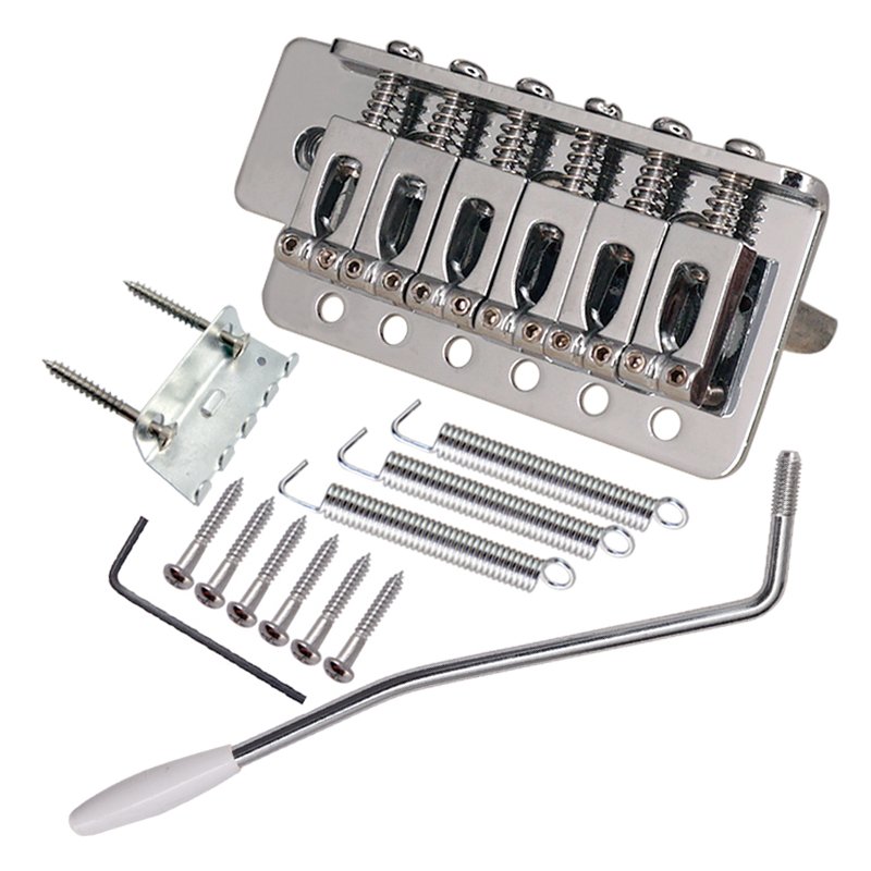 Replacement Tremolo Bridge Set for SQ ST Electric Guitar Parts & Accessories Silver