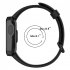 Replacement Watch Band Soft Silicone Strap Bracelet Wristband Compatible For Mi Watch Lite Redmi Watch1 black