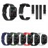 Replacement Watch Band Soft Silicone Strap Sports Bracelet Wristband Compatible For Mibro T1 Smart Watch black