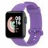 Replacement Watch Band Soft Silicone Strap Bracelet Wristband Compatible For Mi Watch Lite Redmi Watch1 ink blue
