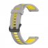 Replacement Watch Band Striped Silicone Strap Wristband Compatible For Amazfit Gtr4 Gts3 Garmin Watch Black blue 22mm