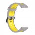Replacement Watch Band Striped Silicone Strap Wristband Compatible For Amazfit Gtr4 Gts3 Garmin Watch Black blue 22mm
