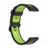 Replacement Watch Band Striped Silicone Strap Wristband Compatible For Amazfit Gtr4 Gts3 Garmin Watch Black blue 22mm
