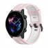 Replacement Watch Band Striped Silicone Strap Wristband Compatible For Amazfit Gtr4 Gts3 Garmin Watch Black blue 22mm