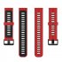 Replacement Watch Band Striped Silicone Strap Wristband Compatible For Amazfit Gtr4 Gts3 Garmin Watch Black blue 22mm