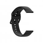 Replacement Watchband Lightweight Silicone Strap Compatible For Noise Colorfit Pro2 Pulse Sw023 Id216 19mm Band black