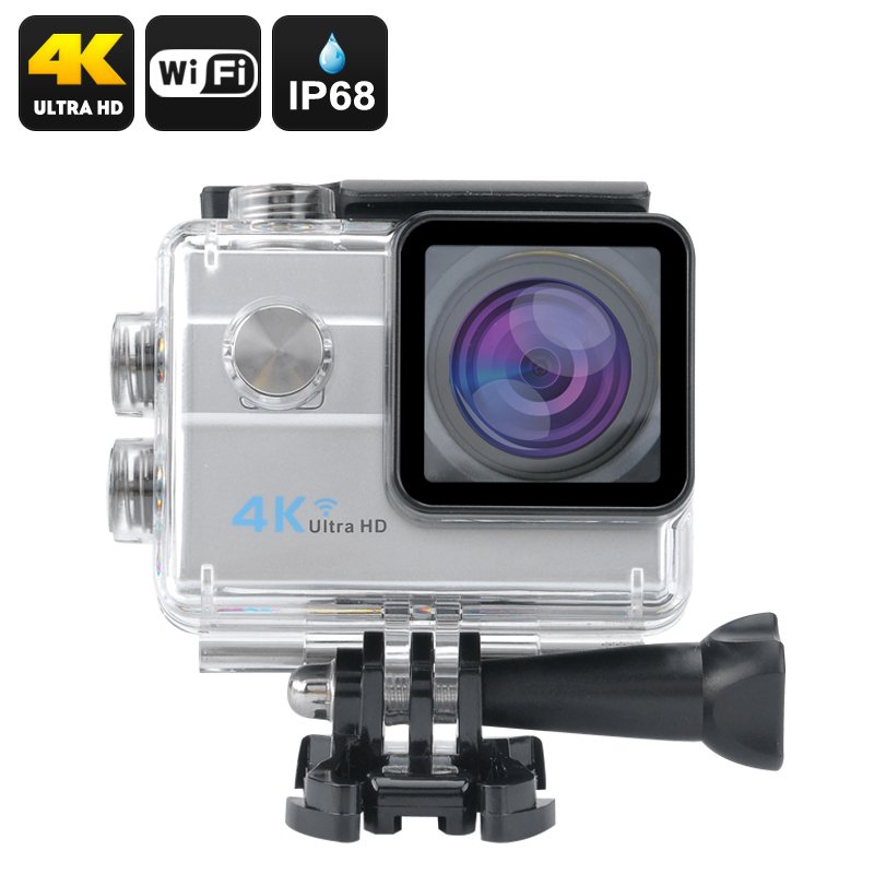 4K Wi-Fi Waterproof Sports Camera (Silver)