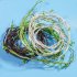 Reptile Vines Reptile Tank Plants With Metal Core Flexible Hanging Tank Accessories Bendable Climbing Vines Pet Habitat Decoration For Gecko Frog Lizard M type 