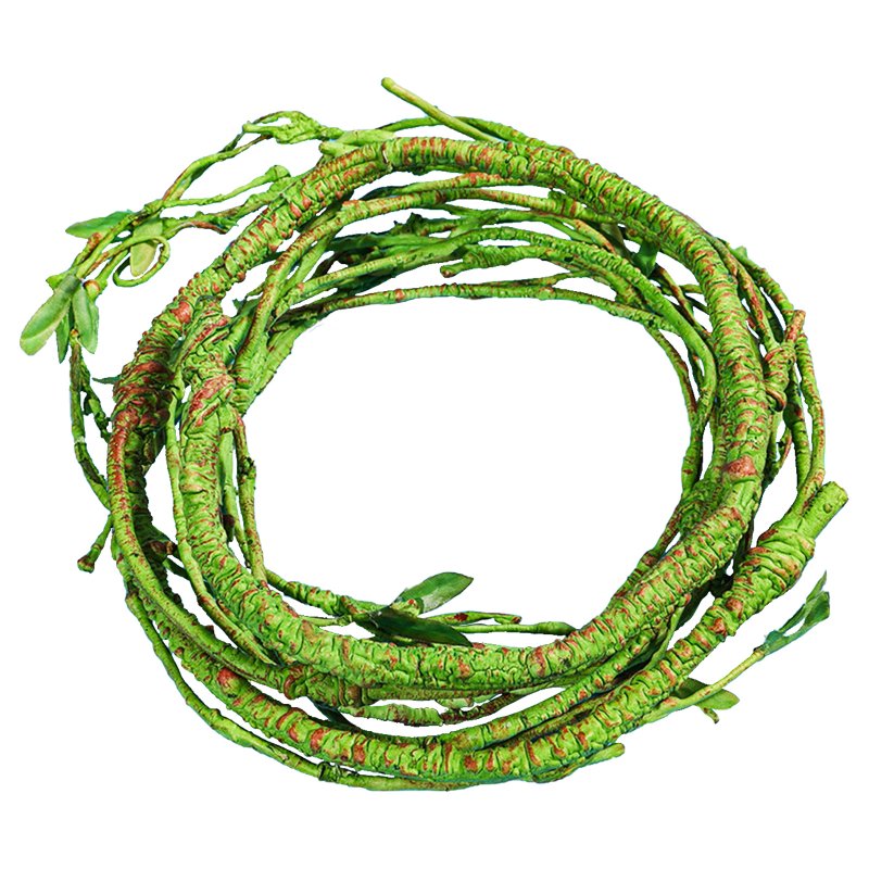 Reptile Vines Reptile Tank Plants With Metal Core Flexible Hanging Tank Accessories Bendable Climbing Vines Pet Habitat Decoration