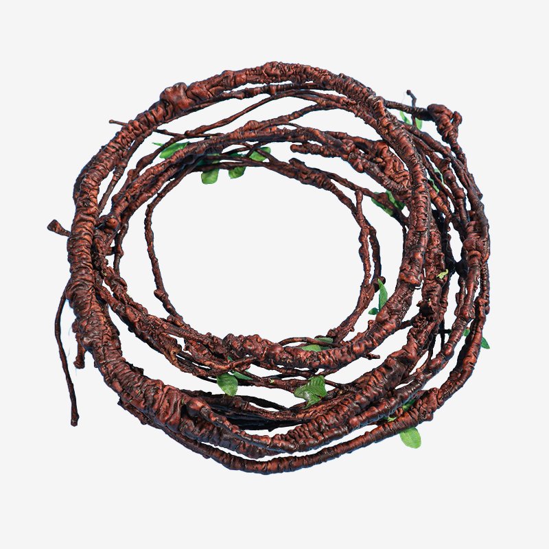 Reptile Vines Reptile Tank Plants With Metal Core Flexible Hanging Tank Accessories Bendable Climbing Vines Pet Habitat Decoration