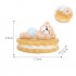Resin  Creative  Mobile  Phone  Holder Cute Animal Image Living Room Office Home Ornaments Food blogger mobile phone holder toast