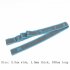Resistance Bands Elastic Exercise Bands Nylon Latex Silk Flexibility Stretch Band Yoga Supplies For Women Yoga Arms Upper Body blue