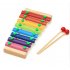 Retail Child Kid Baby 8 Note Wooden Xylophone Musical Toys Xylophone Wisdom Juguetes Music Instrument