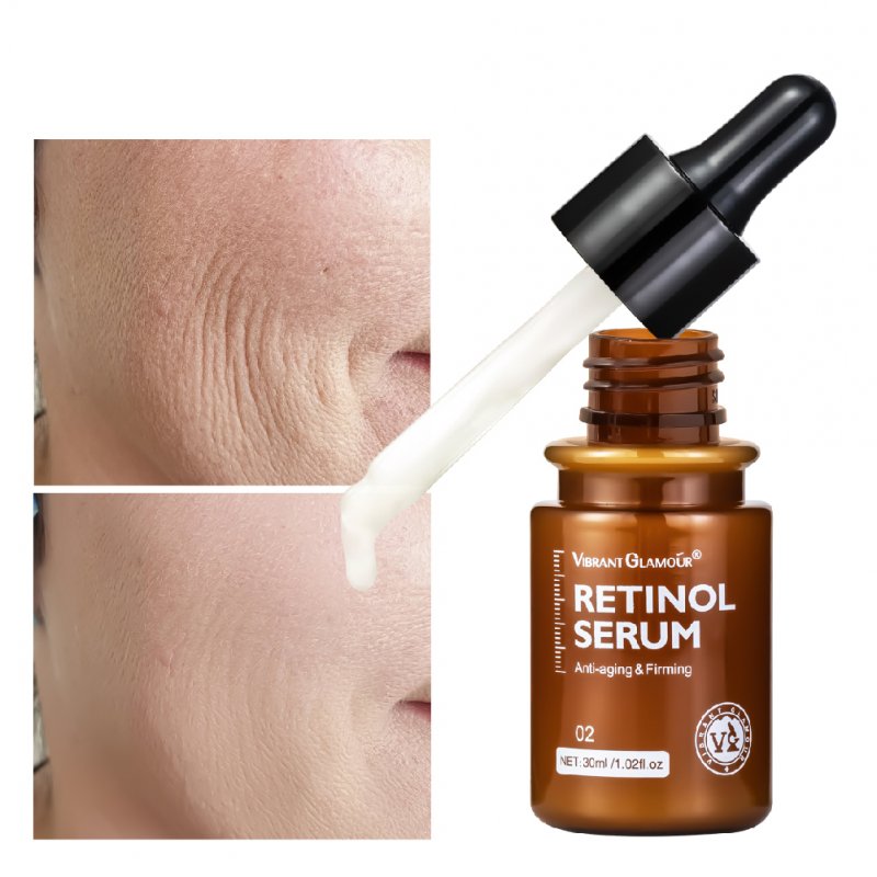 Retinol  Facial  Serum Anti-aging Remove Wrinkles Relieve Fine Lines Increase Elasticity Skin Care Serum 30ml